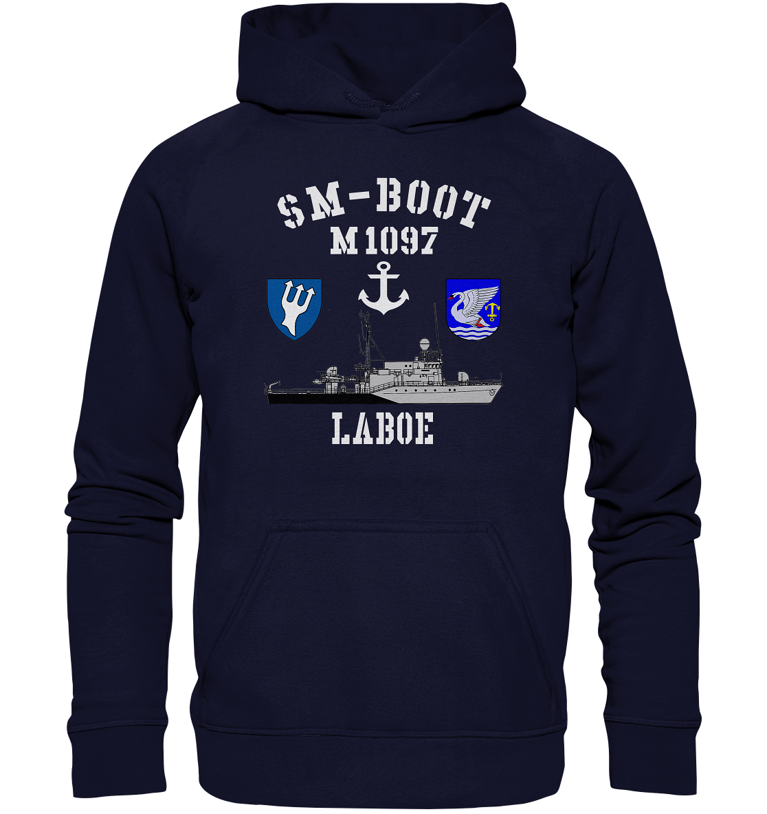 SM-Boot M1097 LABOE Anker - Basic Unisex Hoodie XL