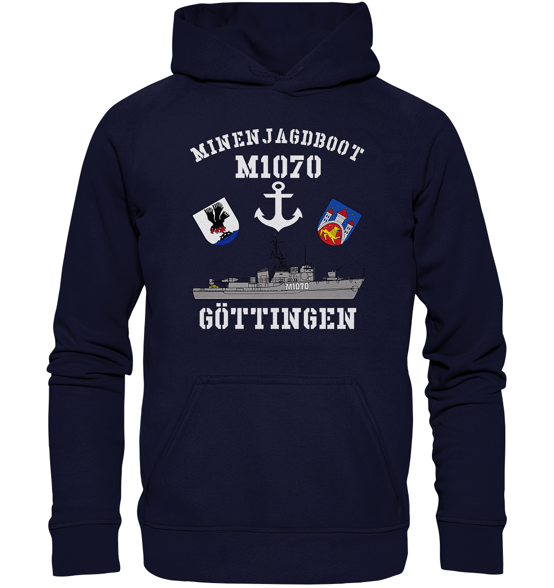 Mij.-Boot M1070 GÖTTINGEN Anker - Basic Unisex Hoodie XL