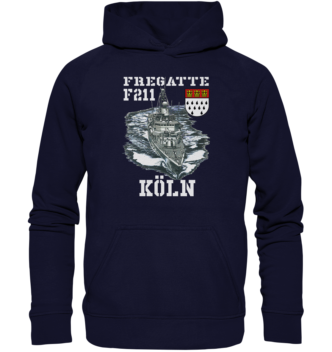 Fregatte F211 KÖLN - Basic Unisex Hoodie XL