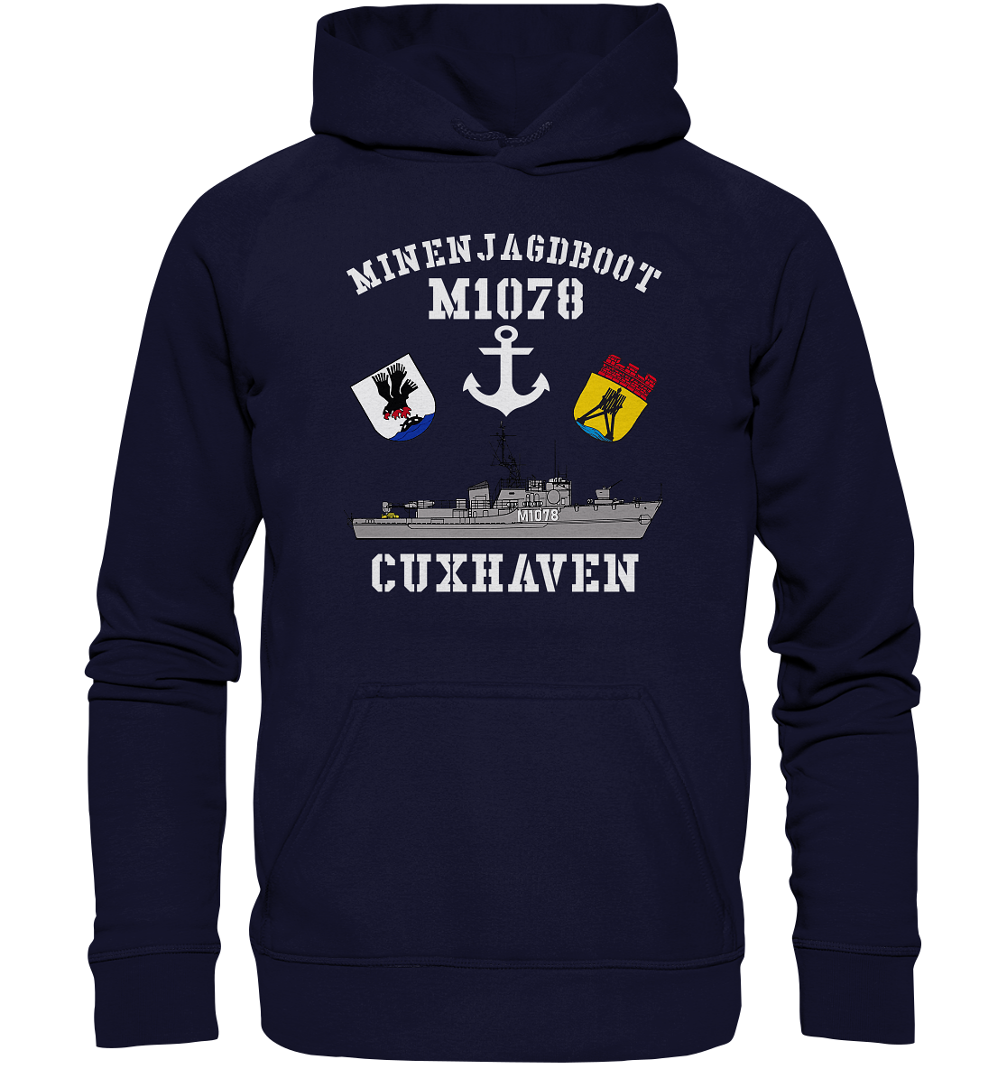 Mij.-Boot M1078 CUXHAVEN - Basic Unisex Hoodie XL