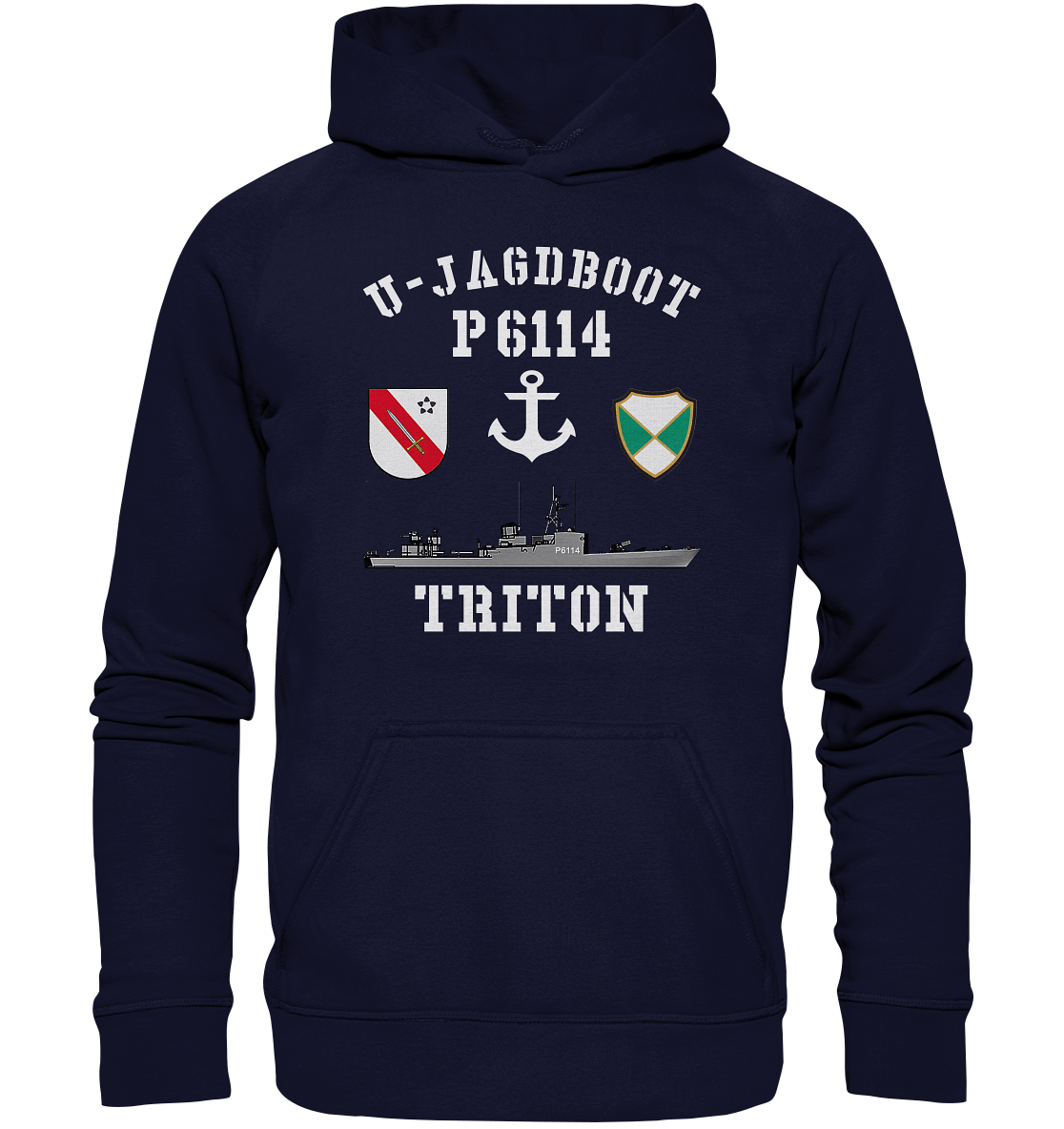 U-Jagdboot P6114 TRITON Anker - Basic Unisex Hoodie XL