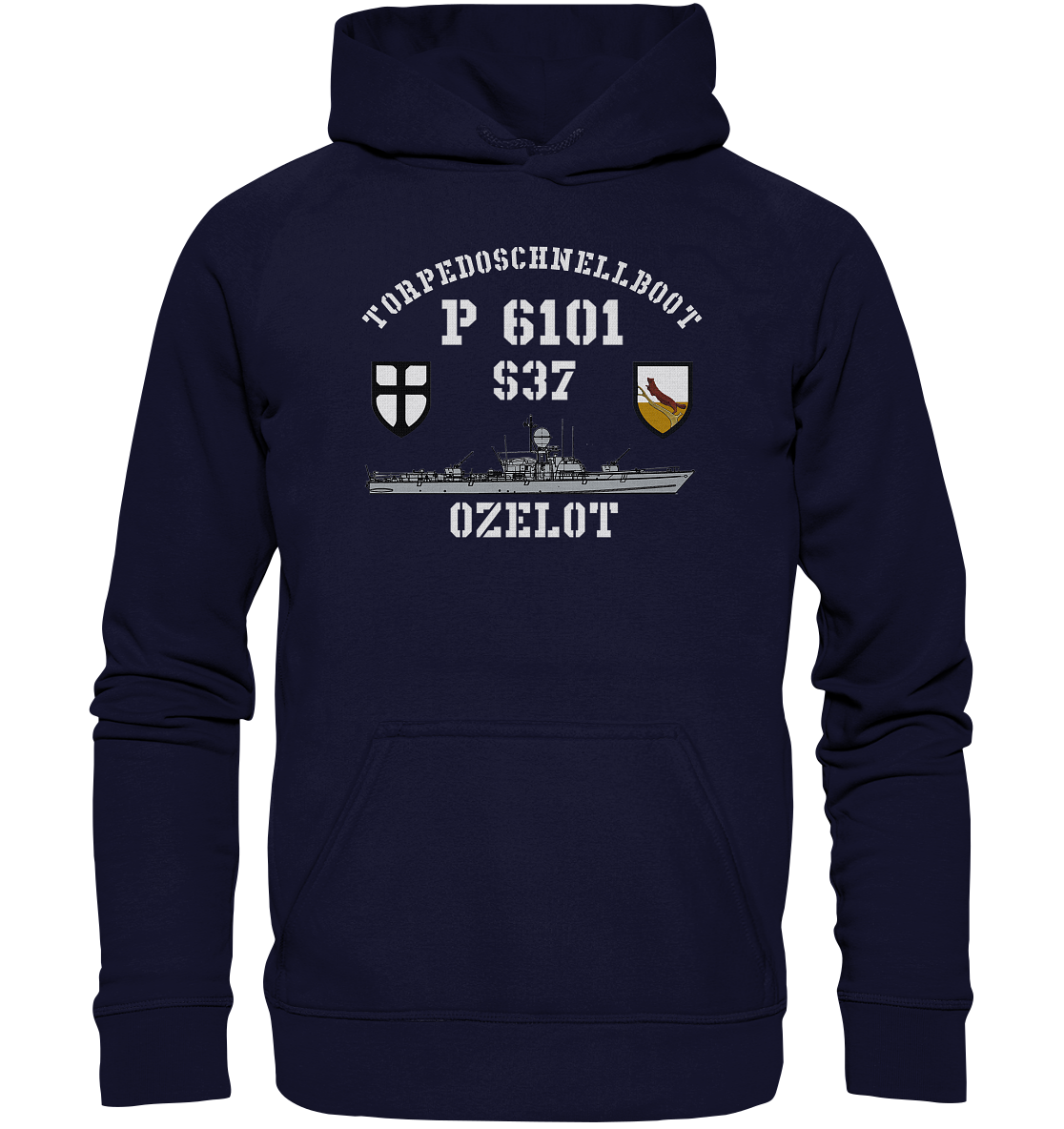 P 6101 S37 OZELOT - Basic Unisex Hoodie XL