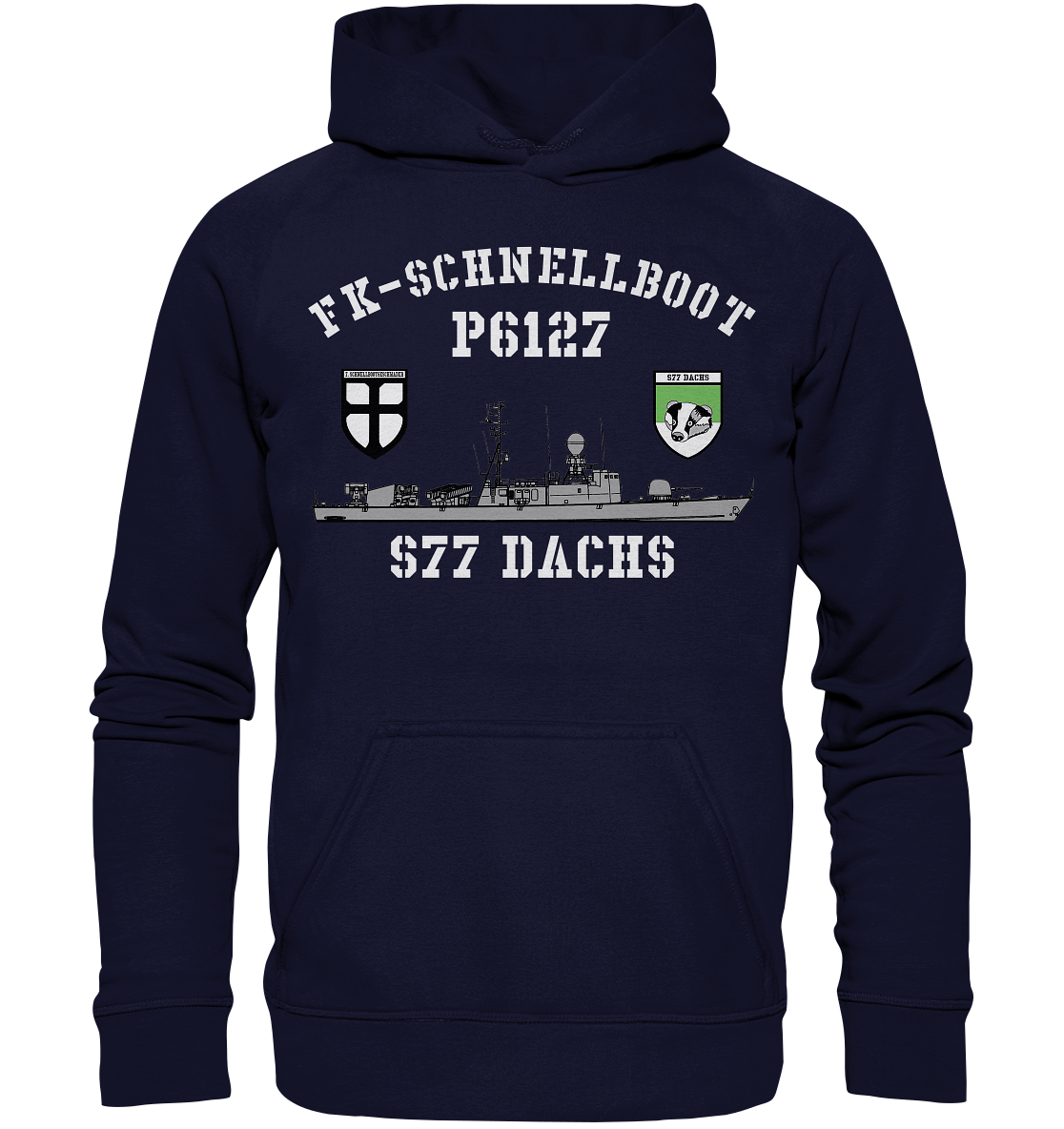 P6127 S77 DACHS 7.SG - Basic Unisex Hoodie XL