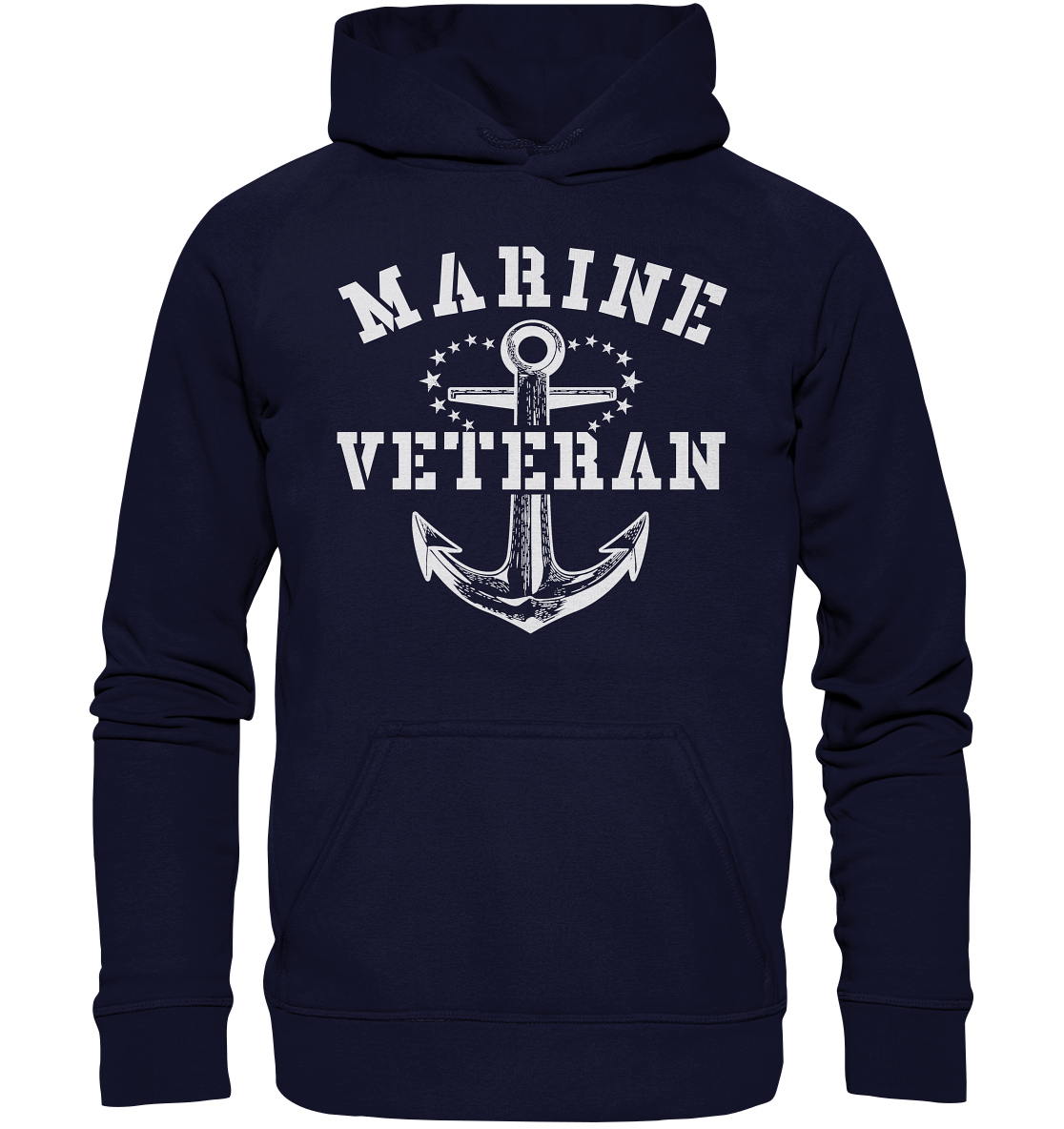 MARINE VETERAN ANKER - Basic Unisex Hoodie XL
