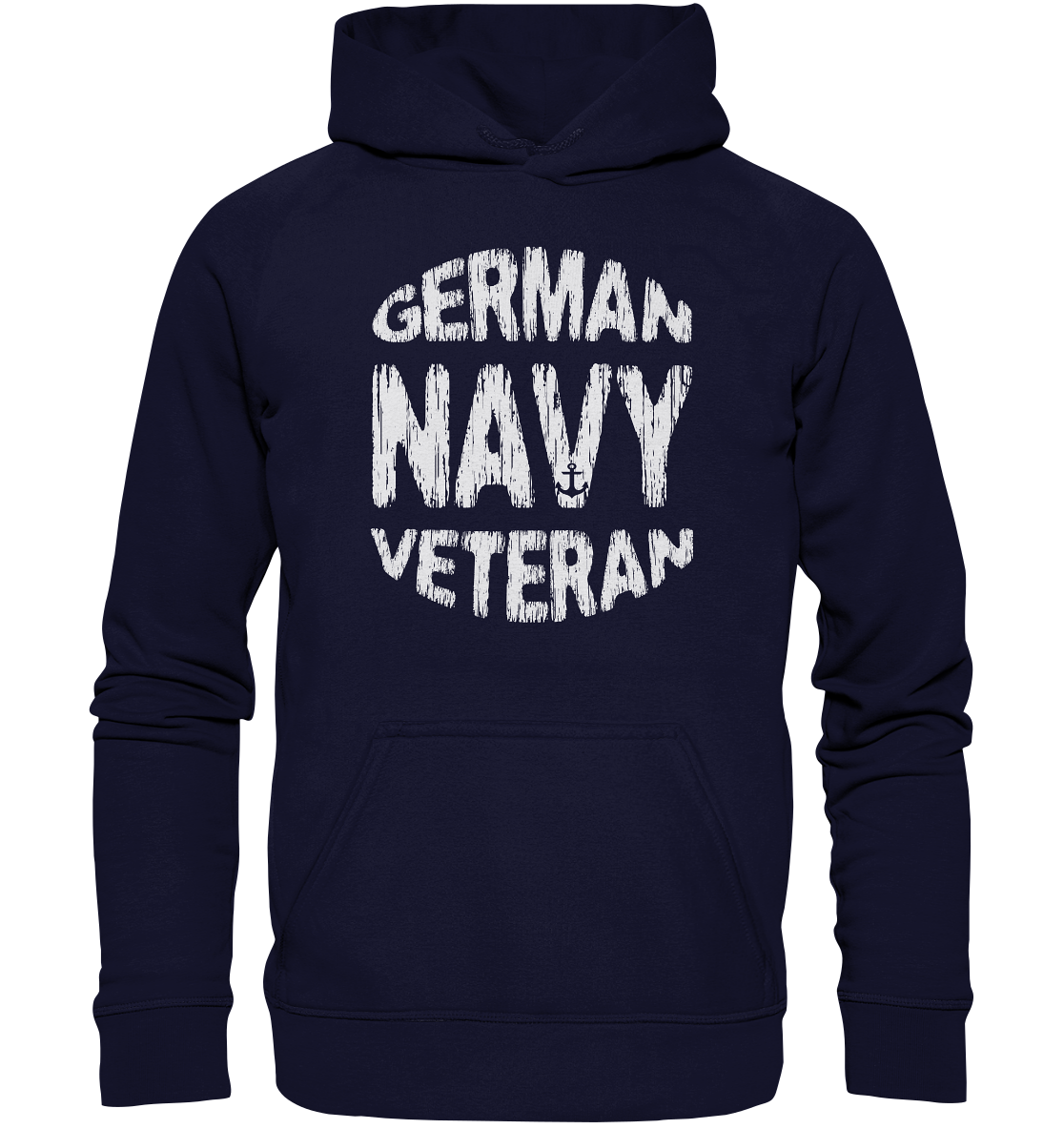 German Navy Veteran Anker - Basic Unisex Hoodie XL