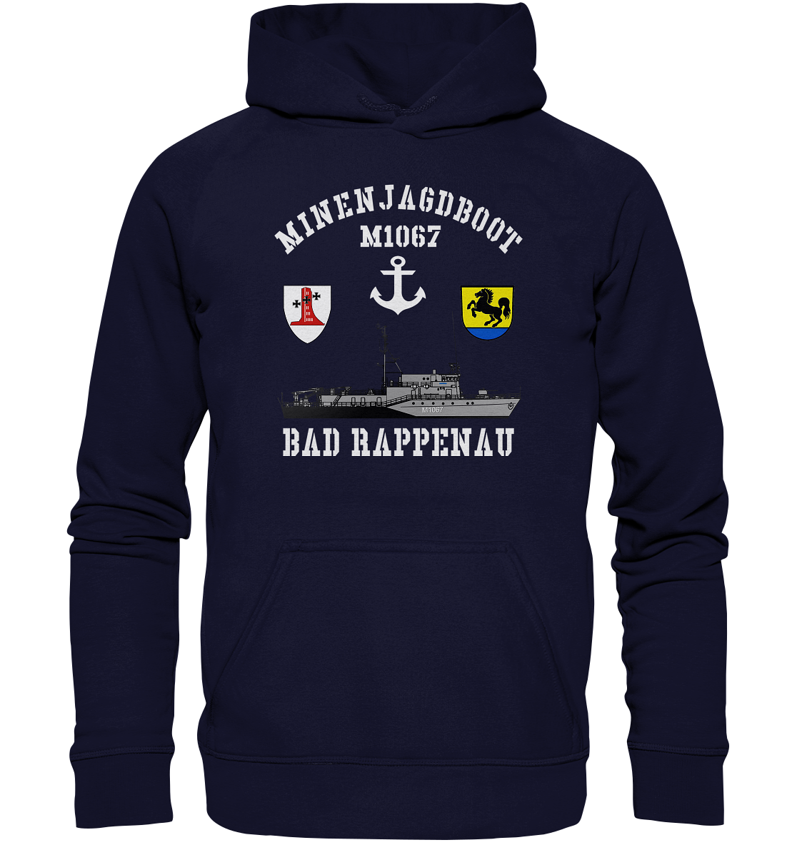 Mij.-Boot M1067 BAD RAPPENAU Anker 1.MSG - Basic Unisex Hoodie XL