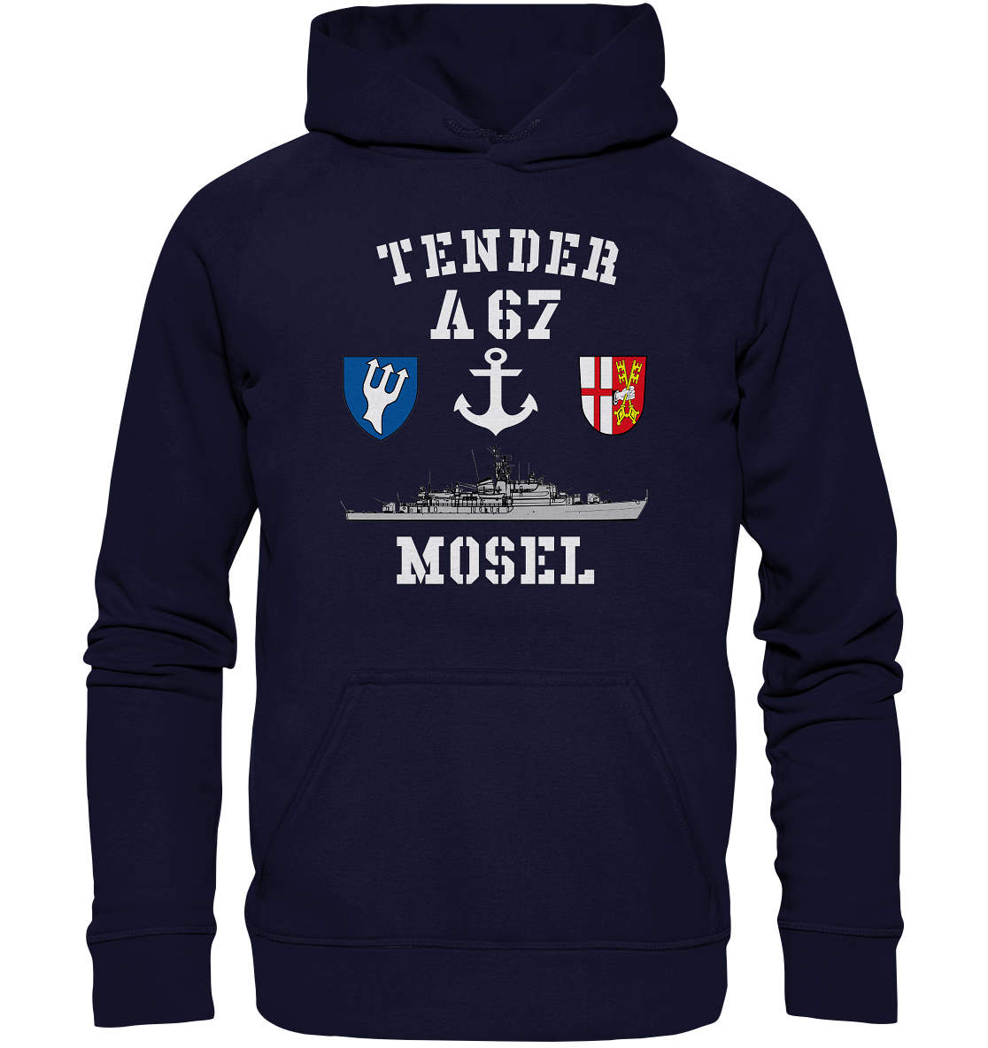 Tender A67 MOSEL 5.MSG ANKER - Basic Unisex Hoodie XL