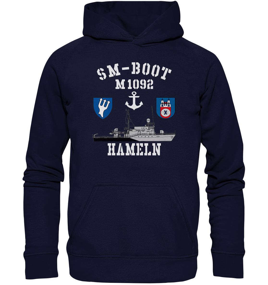 SM-Boot M1092 HAMELN Anker - Basic Unisex Hoodie XL