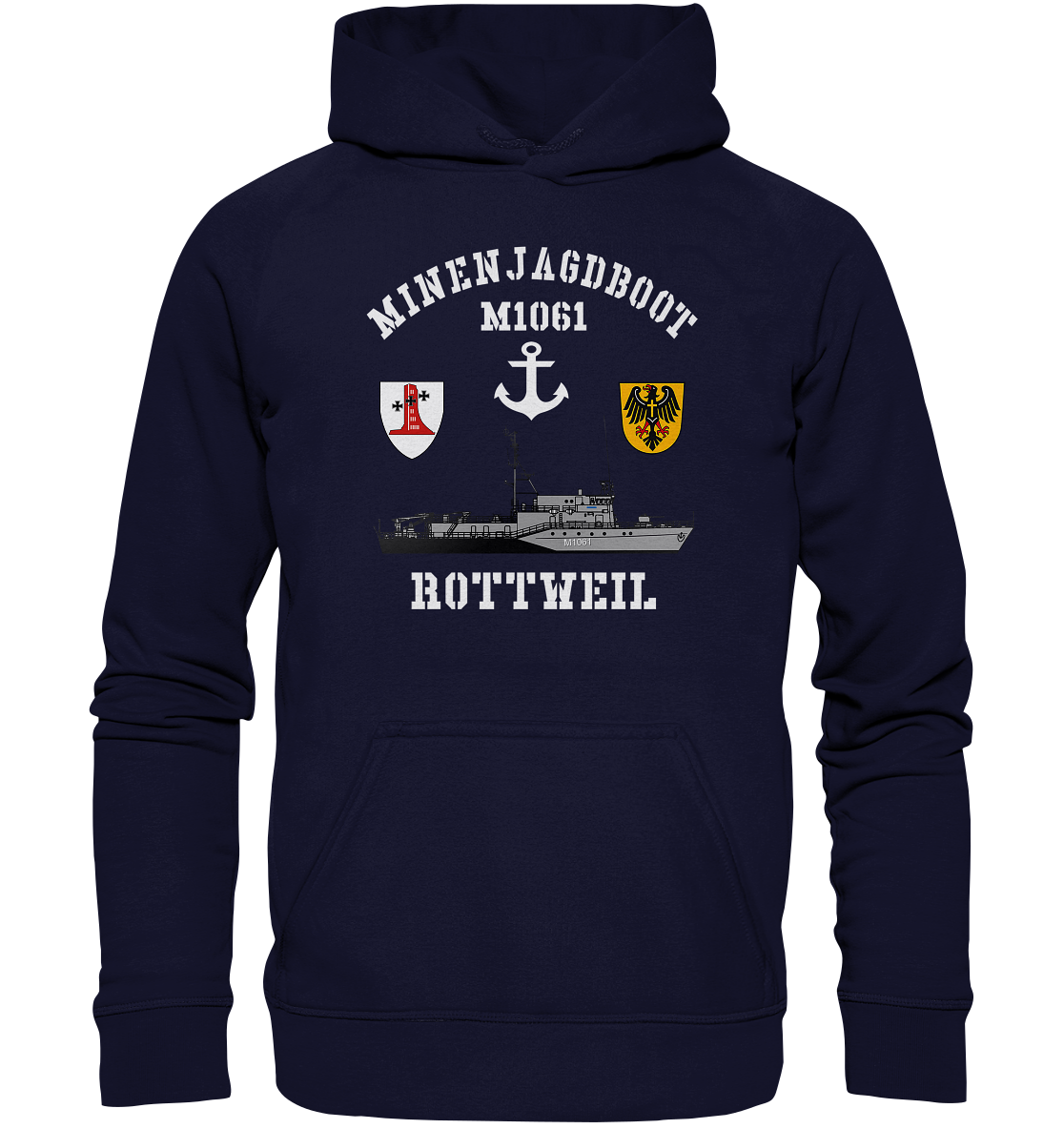 Mij.-Boot M1061 ROTTWEIL Anker 1.MSG - Basic Unisex Hoodie XL
