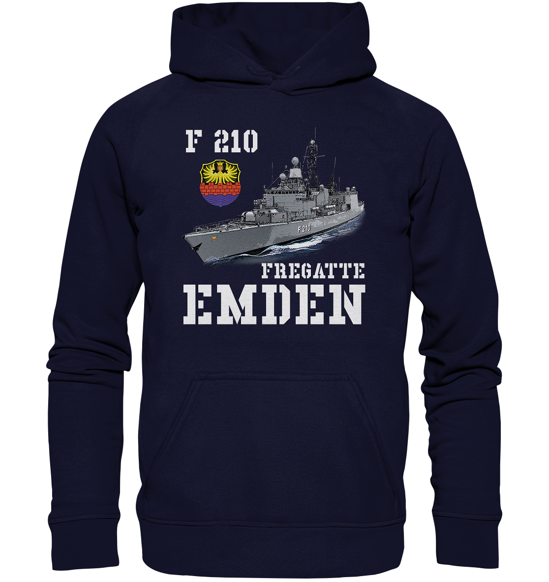 F210 Fregatte EMDEN - Basic Unisex Hoodie XL