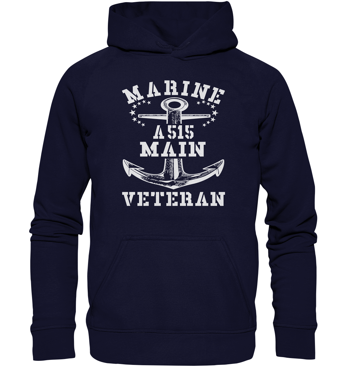 Tender A515 MAIN Marine Veteran - Basic Unisex Hoodie XL