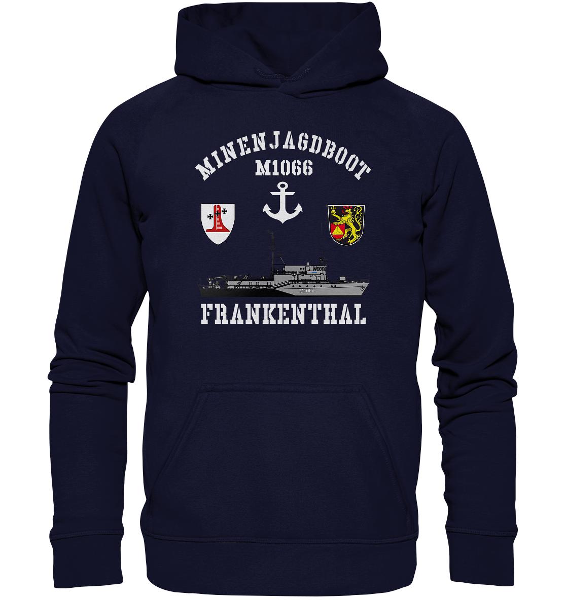 Mij.-Boot M1066 FRANKENTHAL Anker 1.MSG - Basic Unisex Hoodie XL