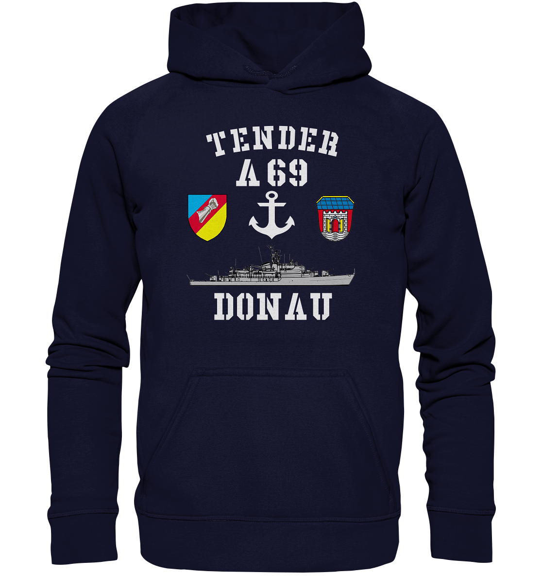 Tender A69 DONAU 2.SG Anker - Basic Unisex Hoodie XL