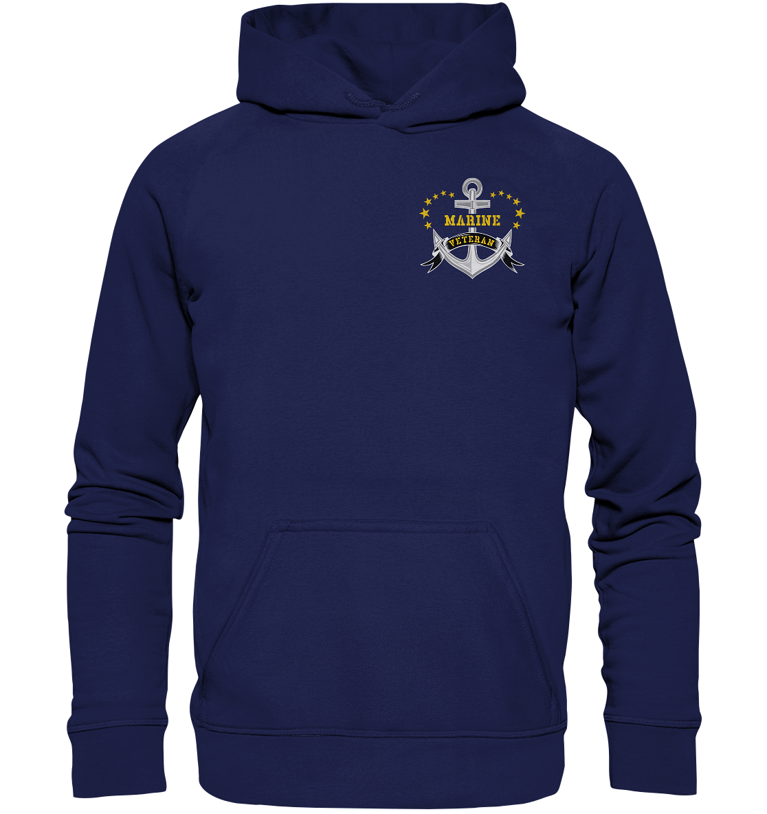 ANKER MARINE VETERAN Brustlogo - Basic Unisex Hoodie XL
