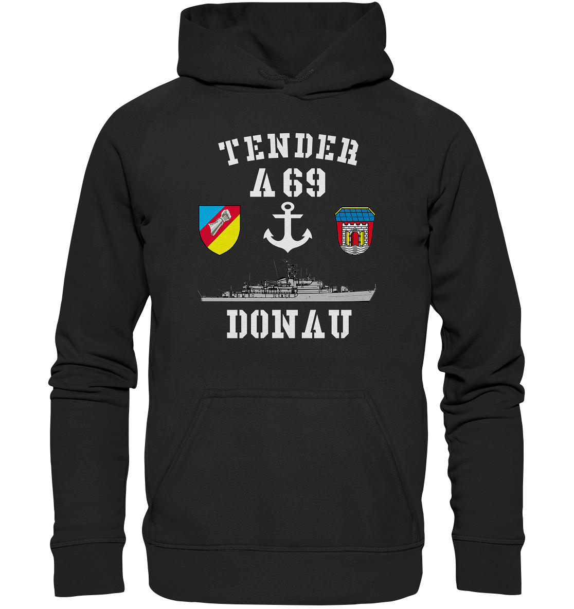 Tender A69 DONAU 2.SG Anker - Basic Unisex Hoodie XL