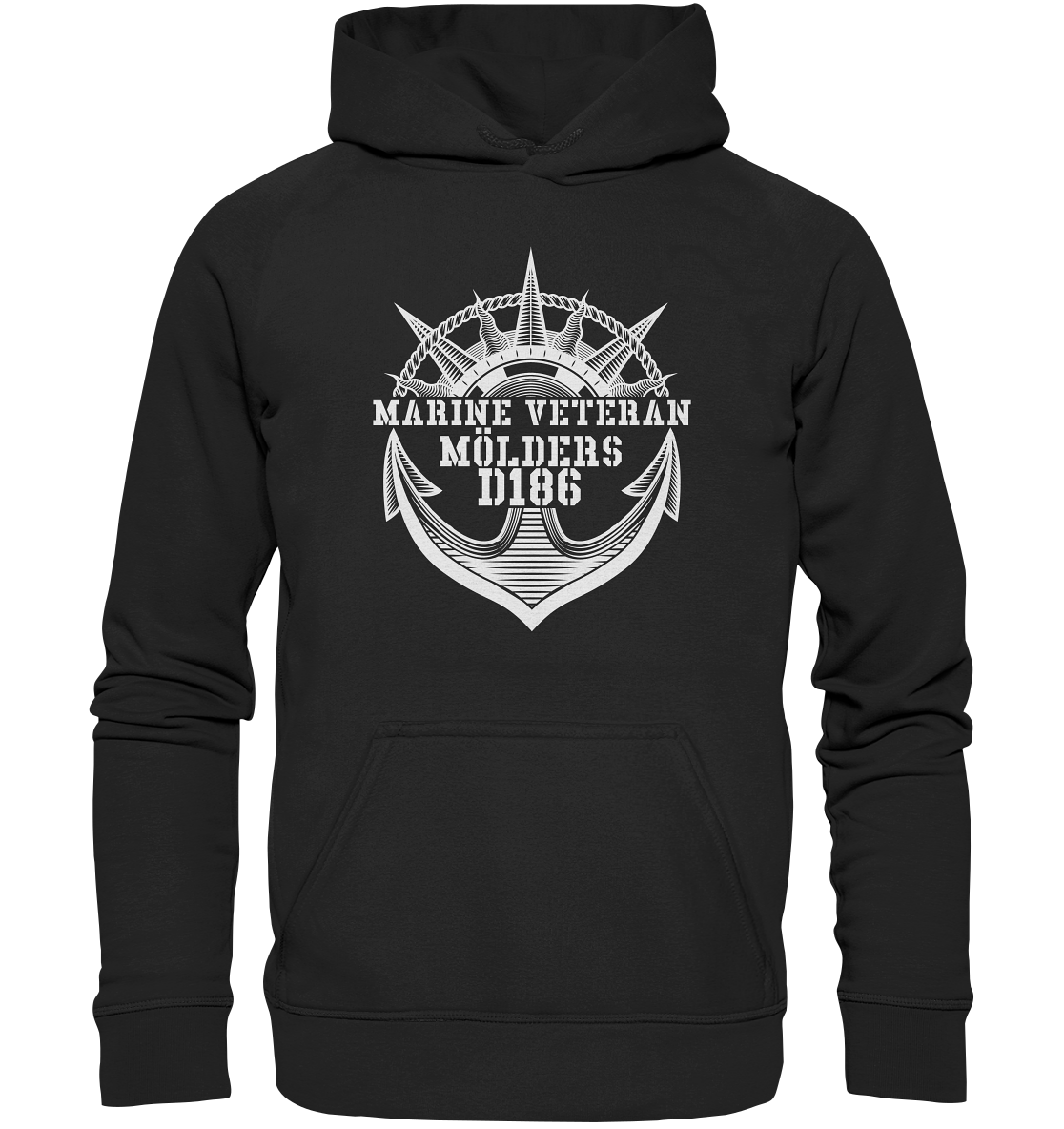MARINE VETERAN D186 MÖLDERS - Basic Unisex Hoodie XL