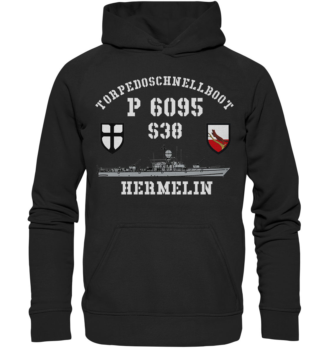 S38 HERMELIN - Basic Unisex Hoodie XL