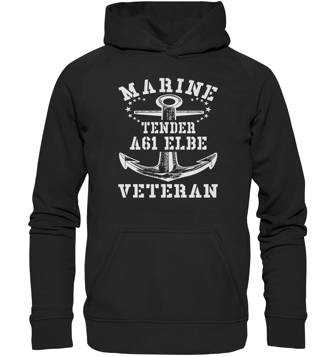 Tender A61 ELBE Marine Veteran - Basic Unisex Hoodie XL