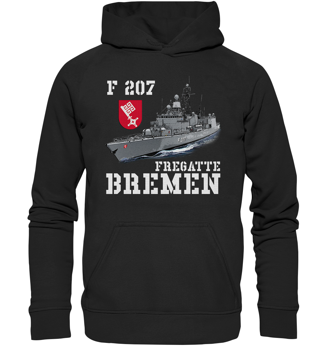 F207 Fregatte BREMEN - Basic Unisex Hoodie XL