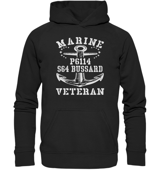 FK-Schnellboot P6114 BUSSARD Marine Veteran - Basic Unisex Hoodie XL