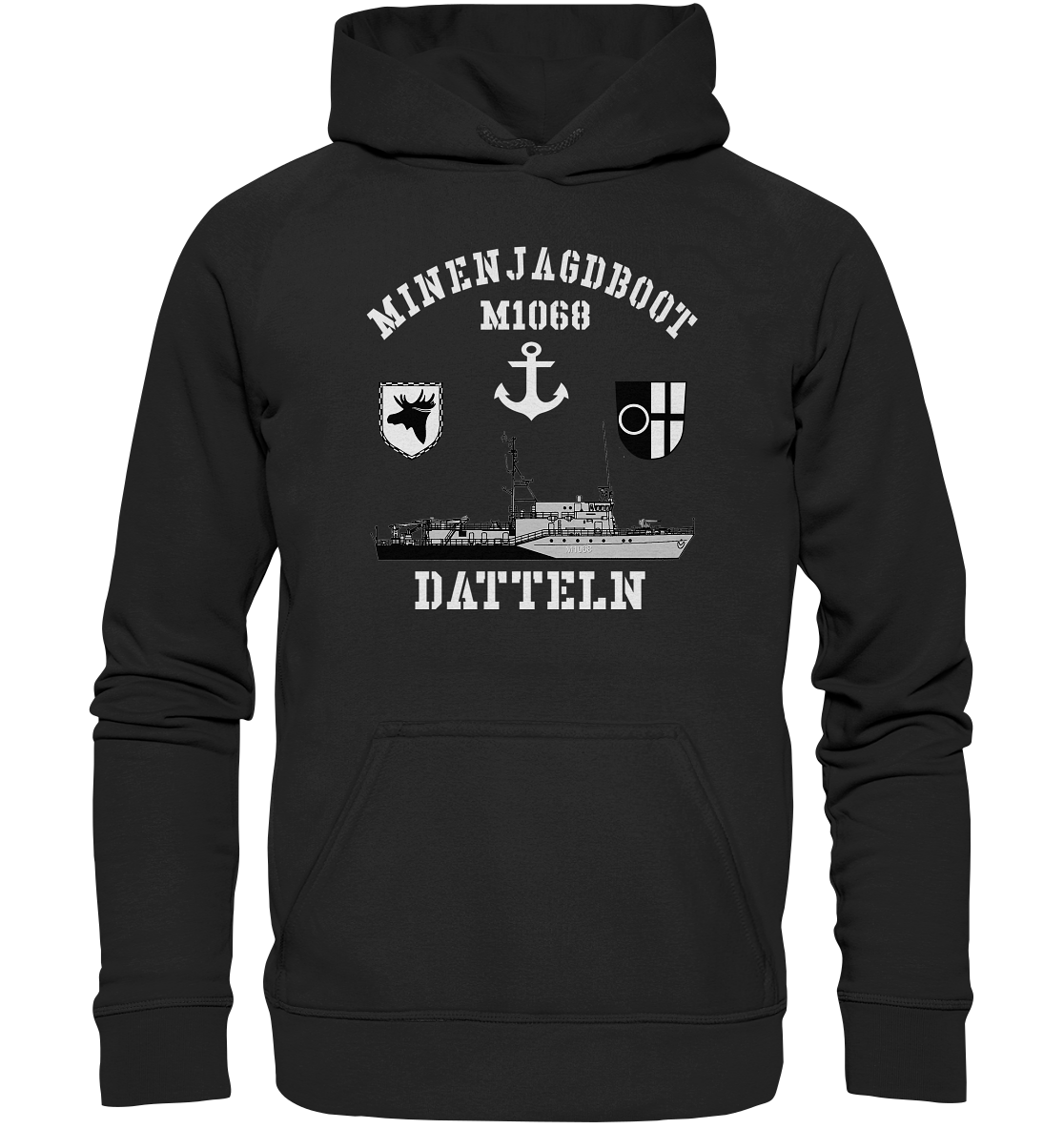 Mij.-Boot M1068 DATTELN Anker 3.MSG - Basic Unisex Hoodie XL