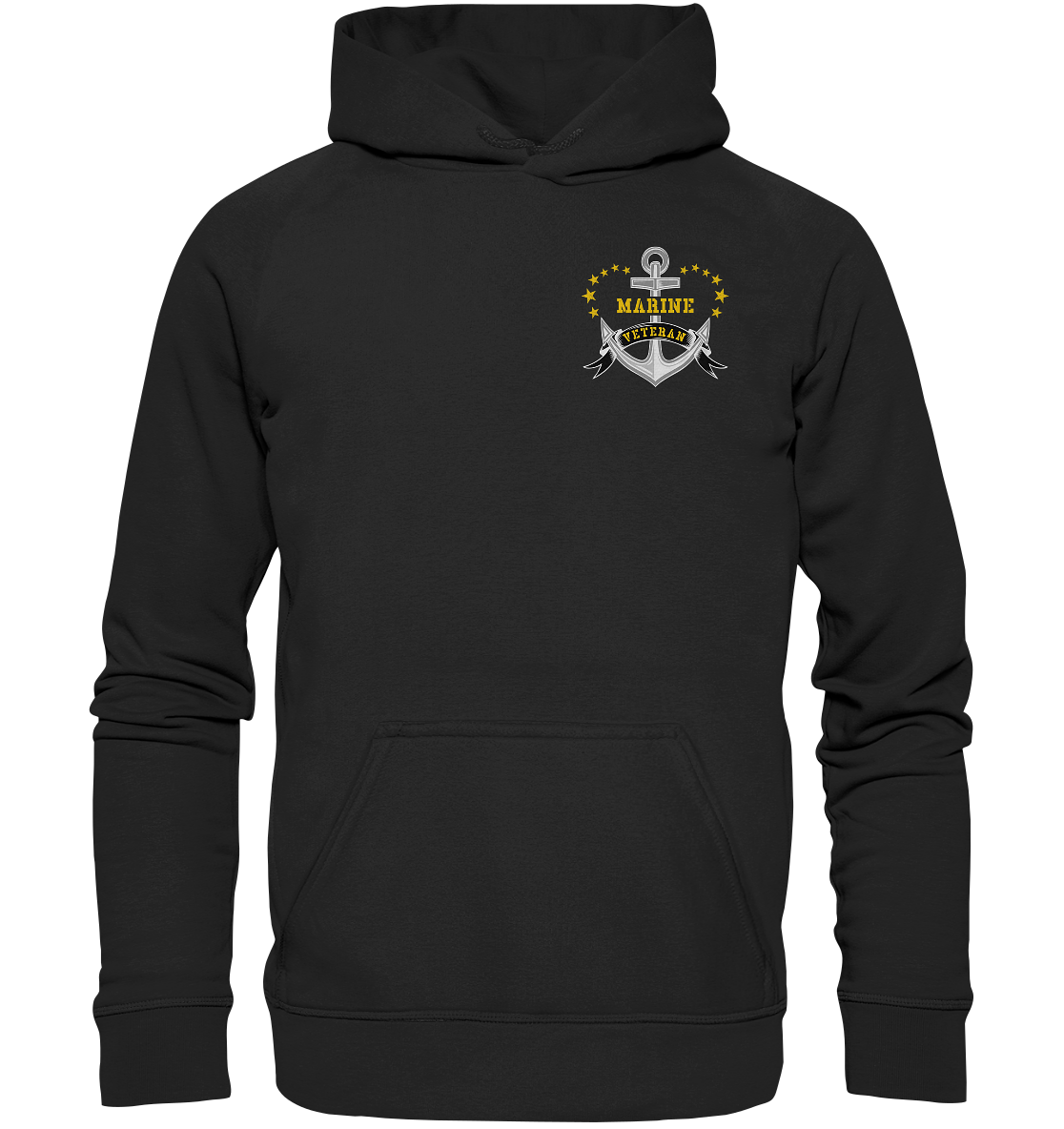 ANKER MARINE VETERAN Brustlogo - Basic Unisex Hoodie XL