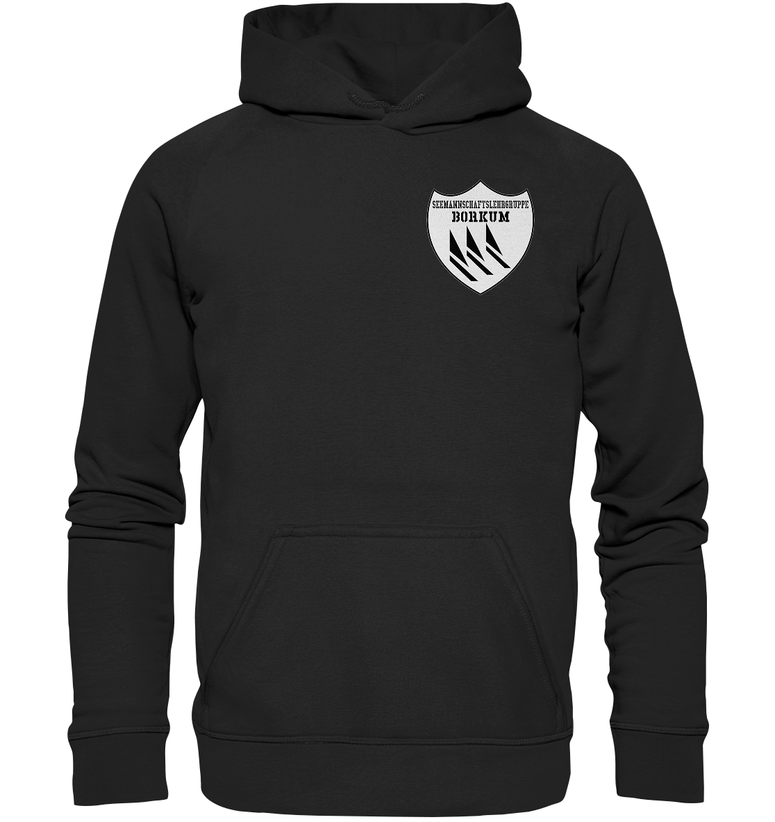 Seemannschaftslehrgruppe BORKUM Brustwappen - Basic Unisex Hoodie XL