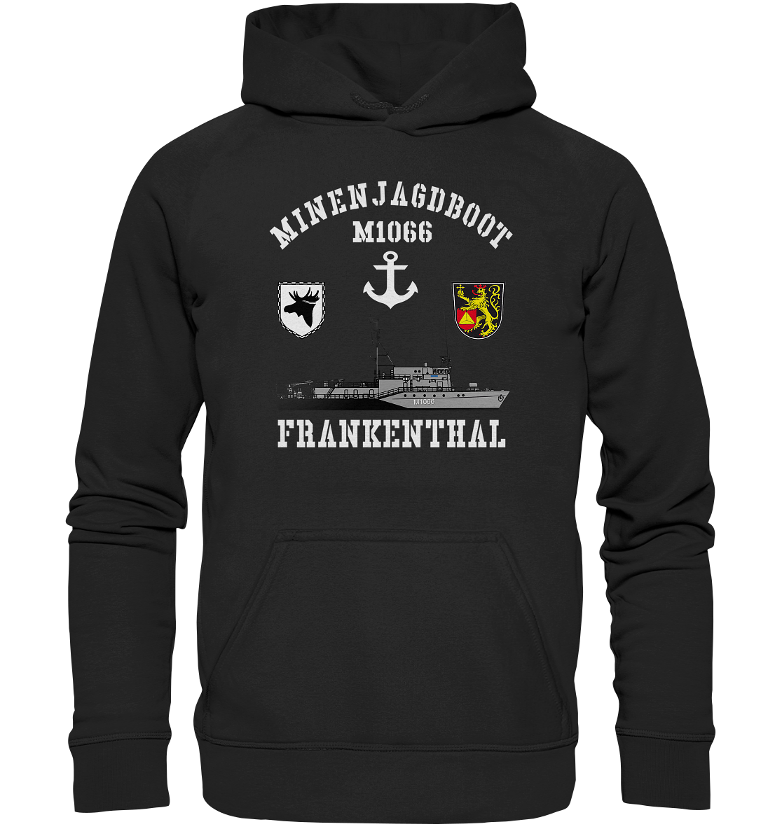 Mij.-Boot M1066 FRANKENTHAL Anker 3.MSG - Basic Unisex Hoodie XL