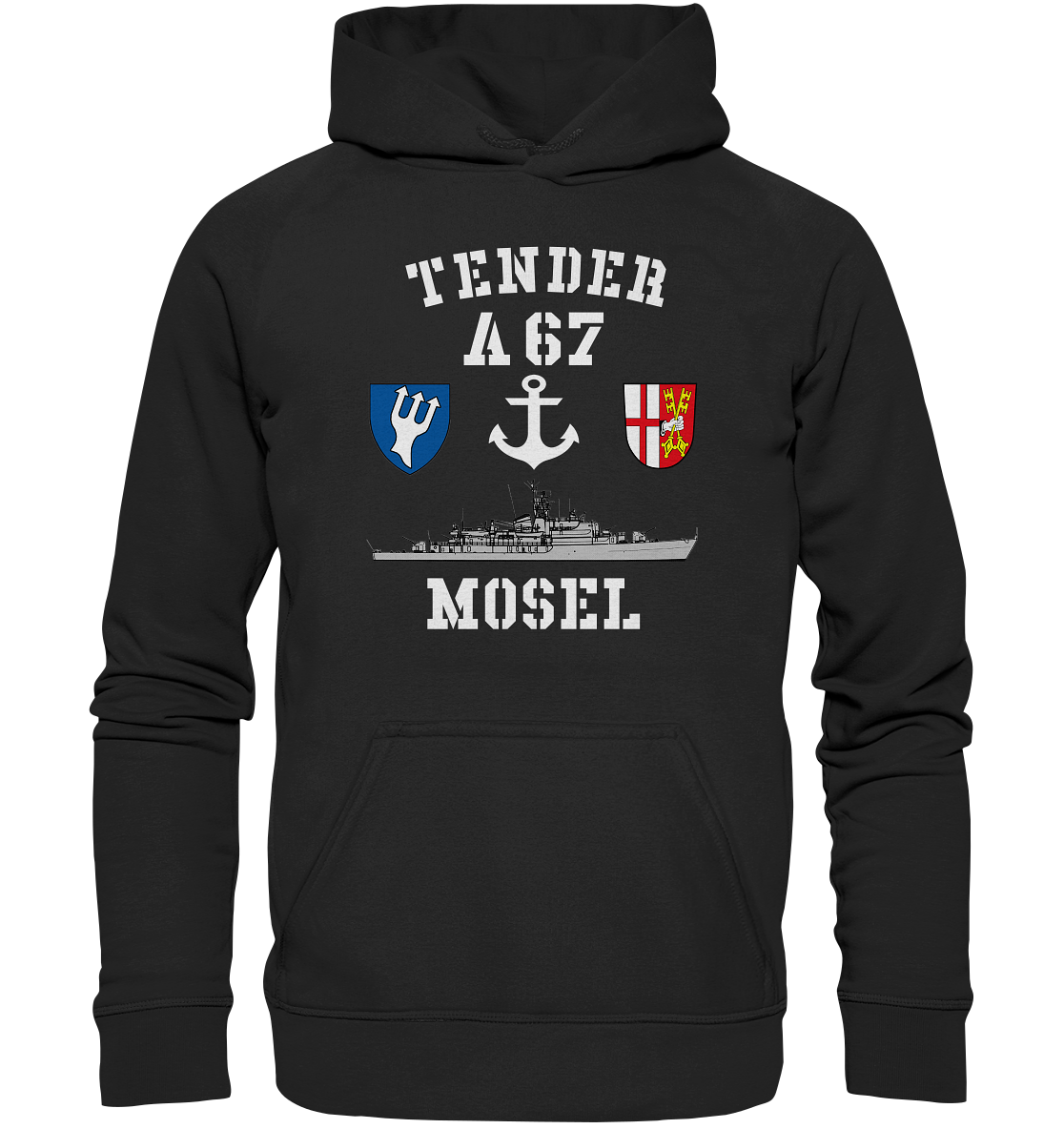 Tender A67 MOSEL 5.MSG ANKER - Basic Unisex Hoodie XL
