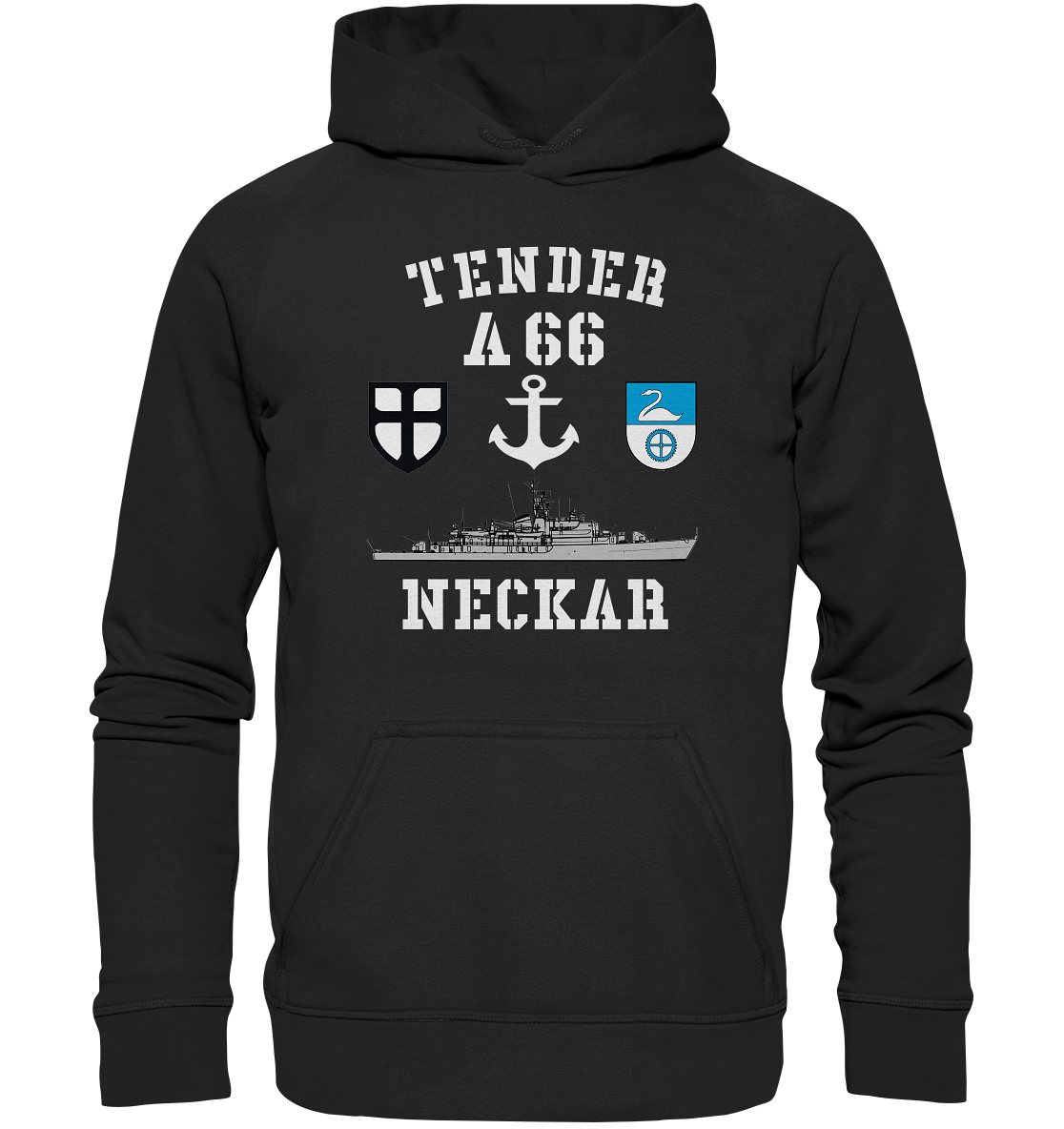 Tender A66 NECKAR 7.SG ANKER - Basic Unisex Hoodie XL