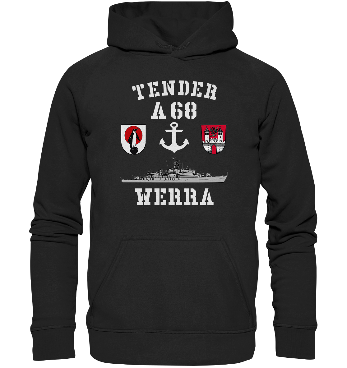 Tender A68 WERRA 6.MSG Anker - Basic Unisex Hoodie XL