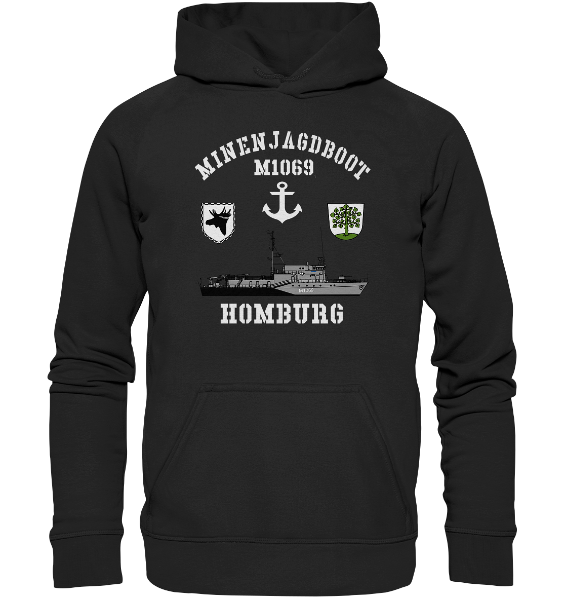 Mij.-Boot M1069 HOMBURG Anker 3.MSG - Basic Unisex Hoodie XL