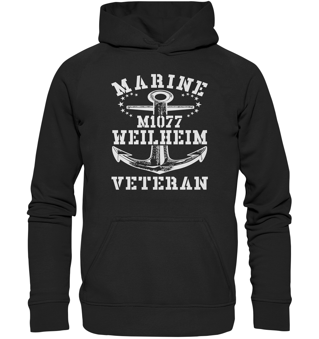 MARINE VETERAN M1077 WEILHEIM - Basic Unisex Hoodie XL