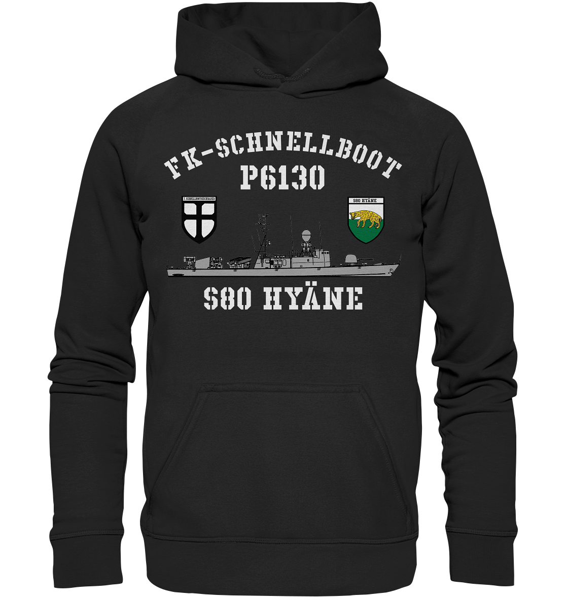 P6130 S80 HYÄNE 7.SG - Basic Unisex Hoodie XL