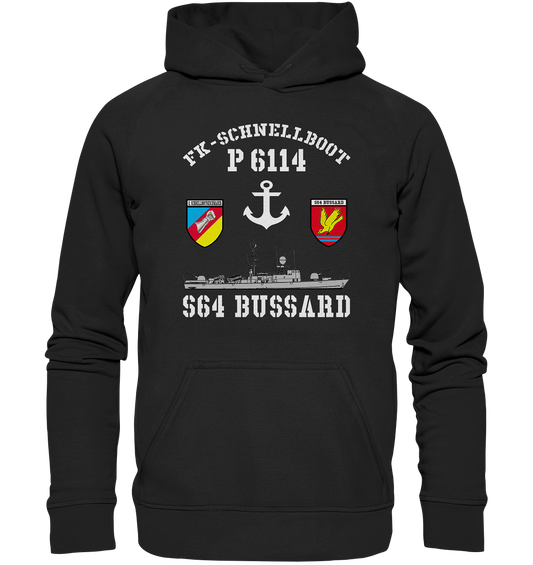 FK-Schnellboot P6114 BUSSARD 2.SG Anker - Basic Unisex Hoodie XL