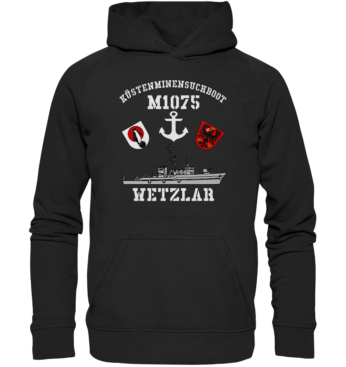 KM-Boot M1075 WETZLAR Anker - Basic Unisex Hoodie XL
