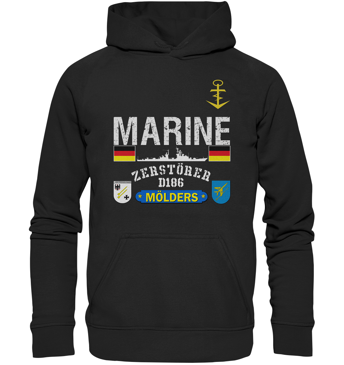 Marine D186 MÖLDERS 20er ATN - Basic Unisex Hoodie XL