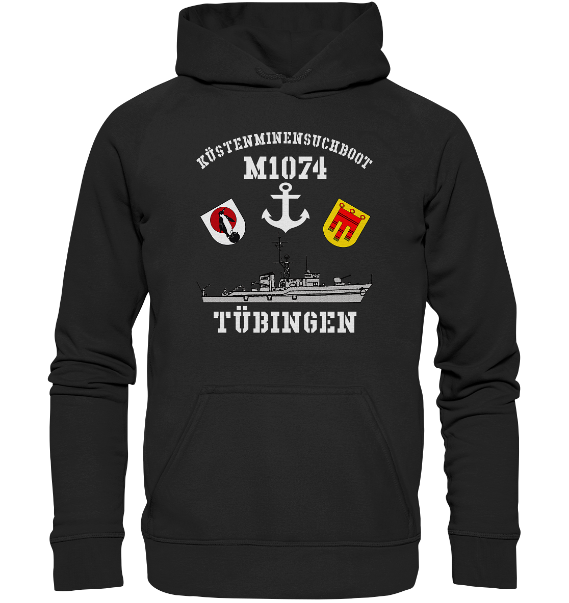 KM-Boot M1074 TÜBINGEN Anker - Basic Unisex Hoodie XL