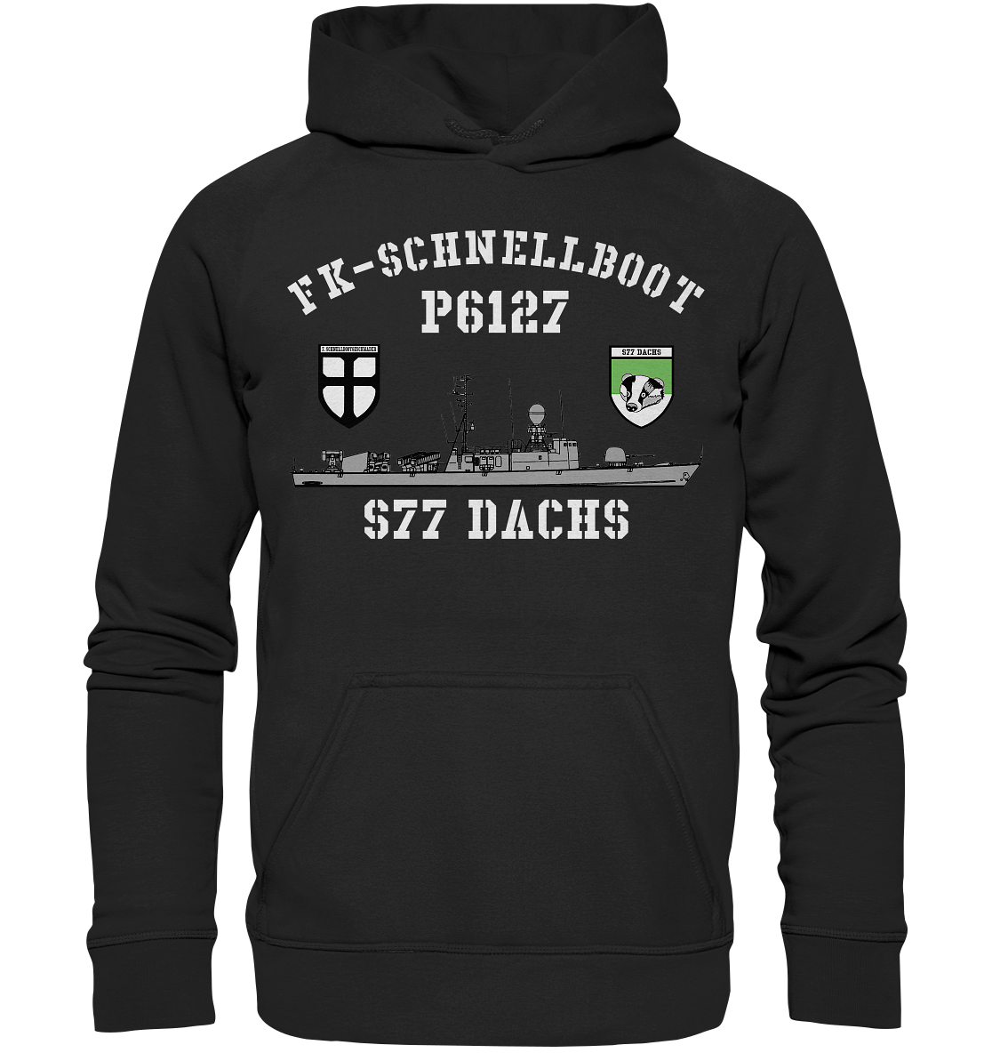 P6127 S77 DACHS 7.SG - Basic Unisex Hoodie XL