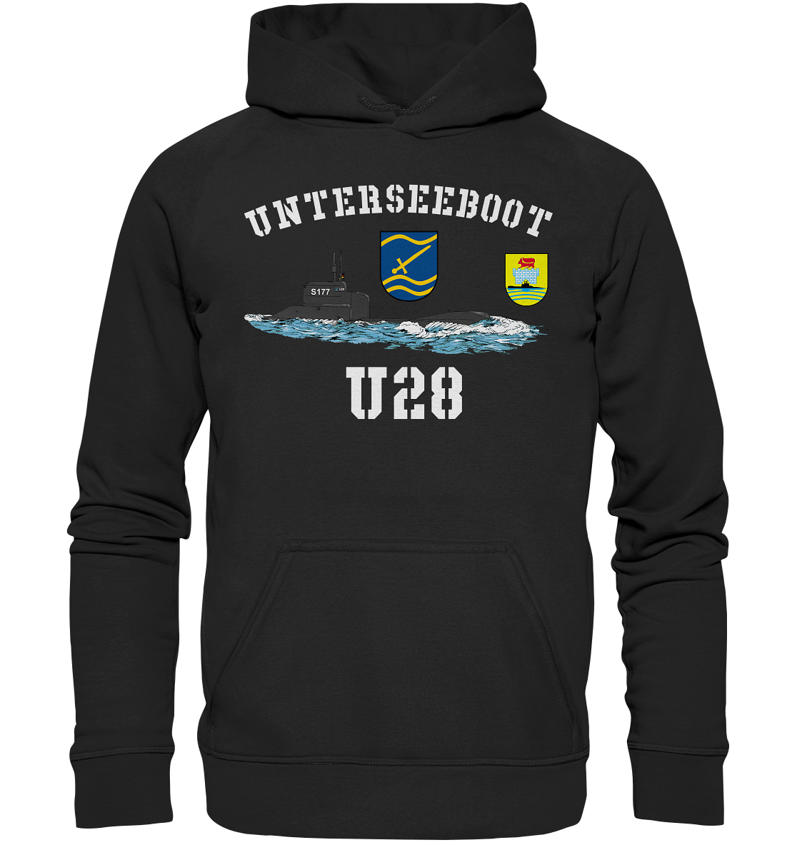Unterseeboot U28 3. UG - Basic Unisex Hoodie XL