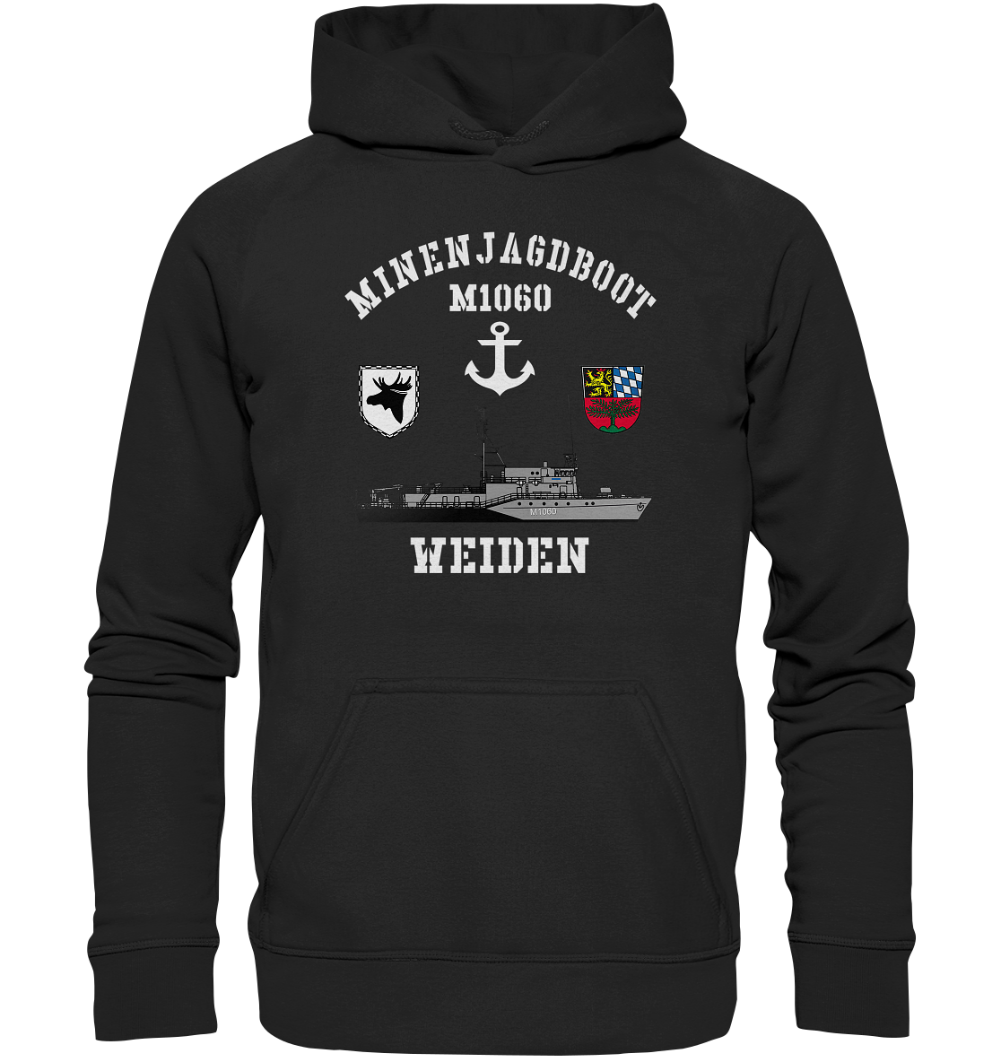 Mij.-Boot M1060 WEIDEN Anker 3.MSG - Basic Unisex Hoodie XL