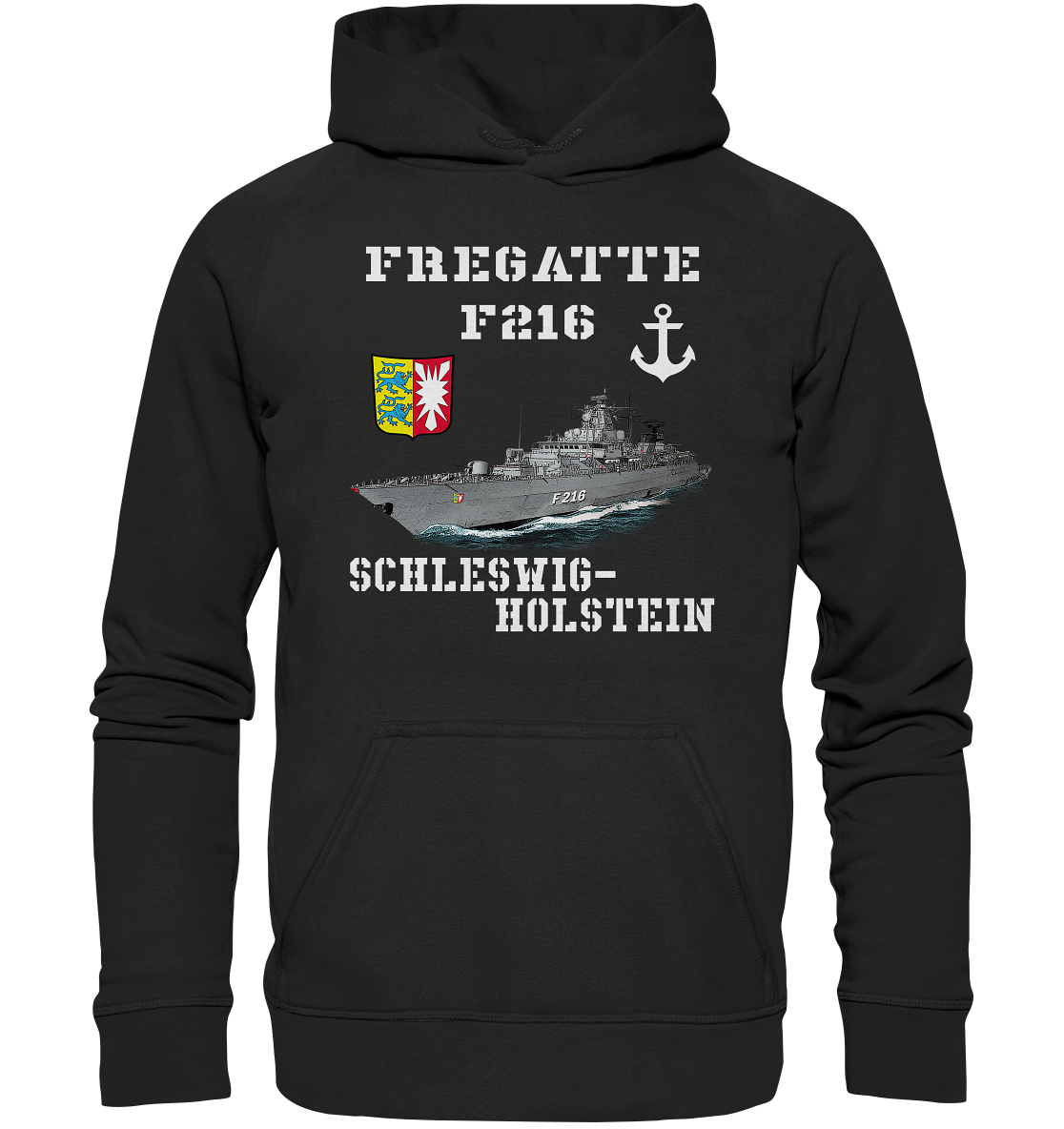 F216 Fregatte SCHLESWIG-HOLSTEIN - Basic Unisex Hoodie XL
