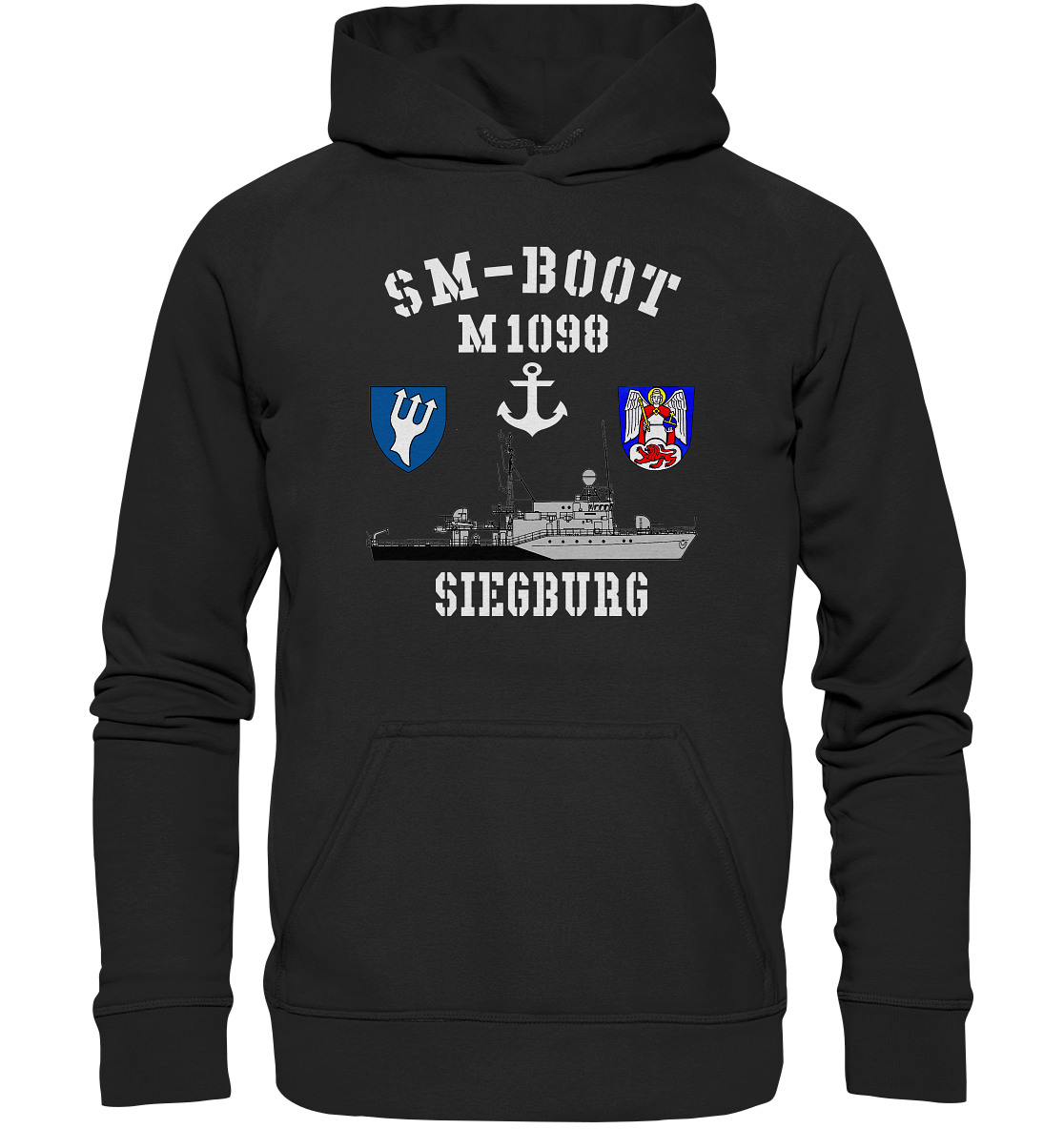 SM-Boot M1098 SIEGBURG Anker - Basic Unisex Hoodie XL