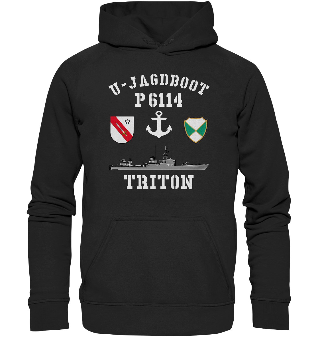 U-Jagdboot P6114 TRITON Anker - Basic Unisex Hoodie XL