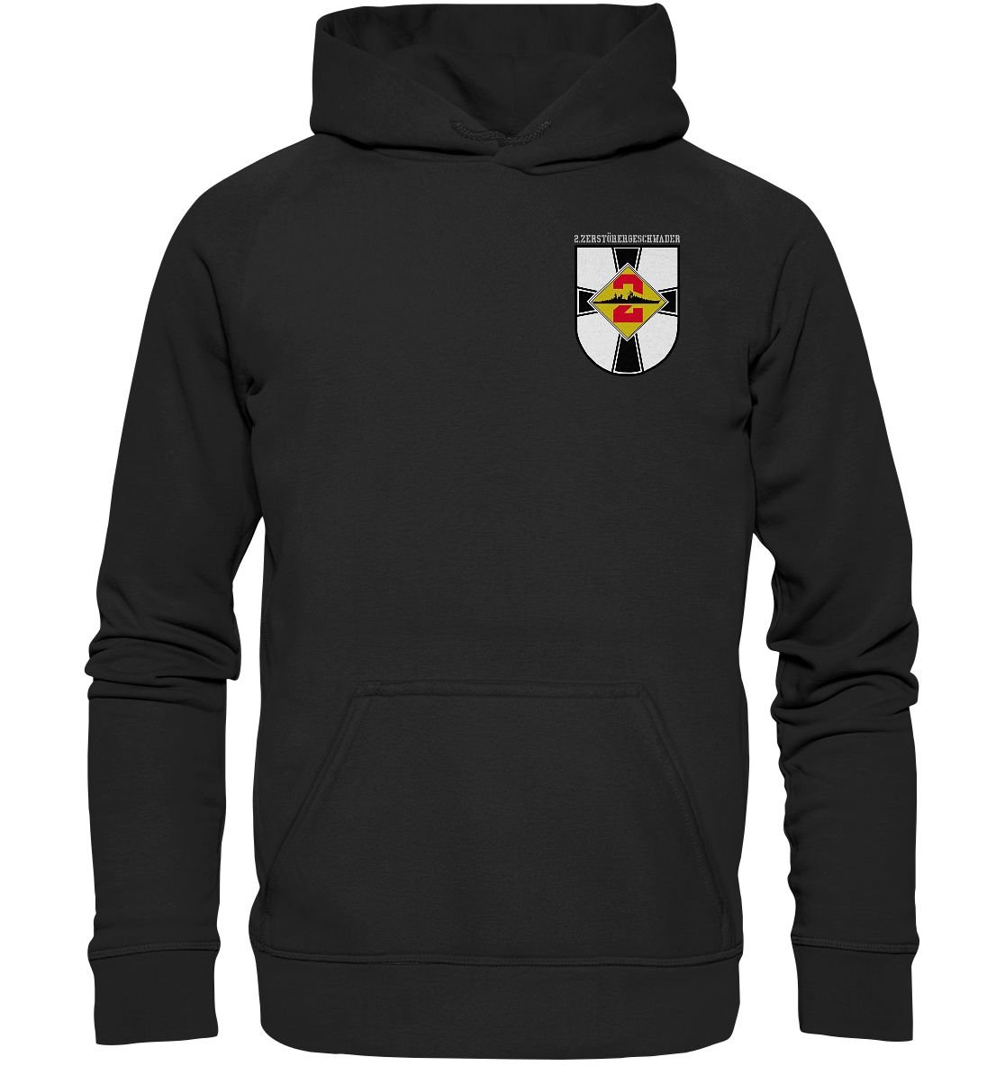 2. ZG Zerstörer D181 HAMBURG; beidseitiger Druck - Basic Unisex Hoodie XL
