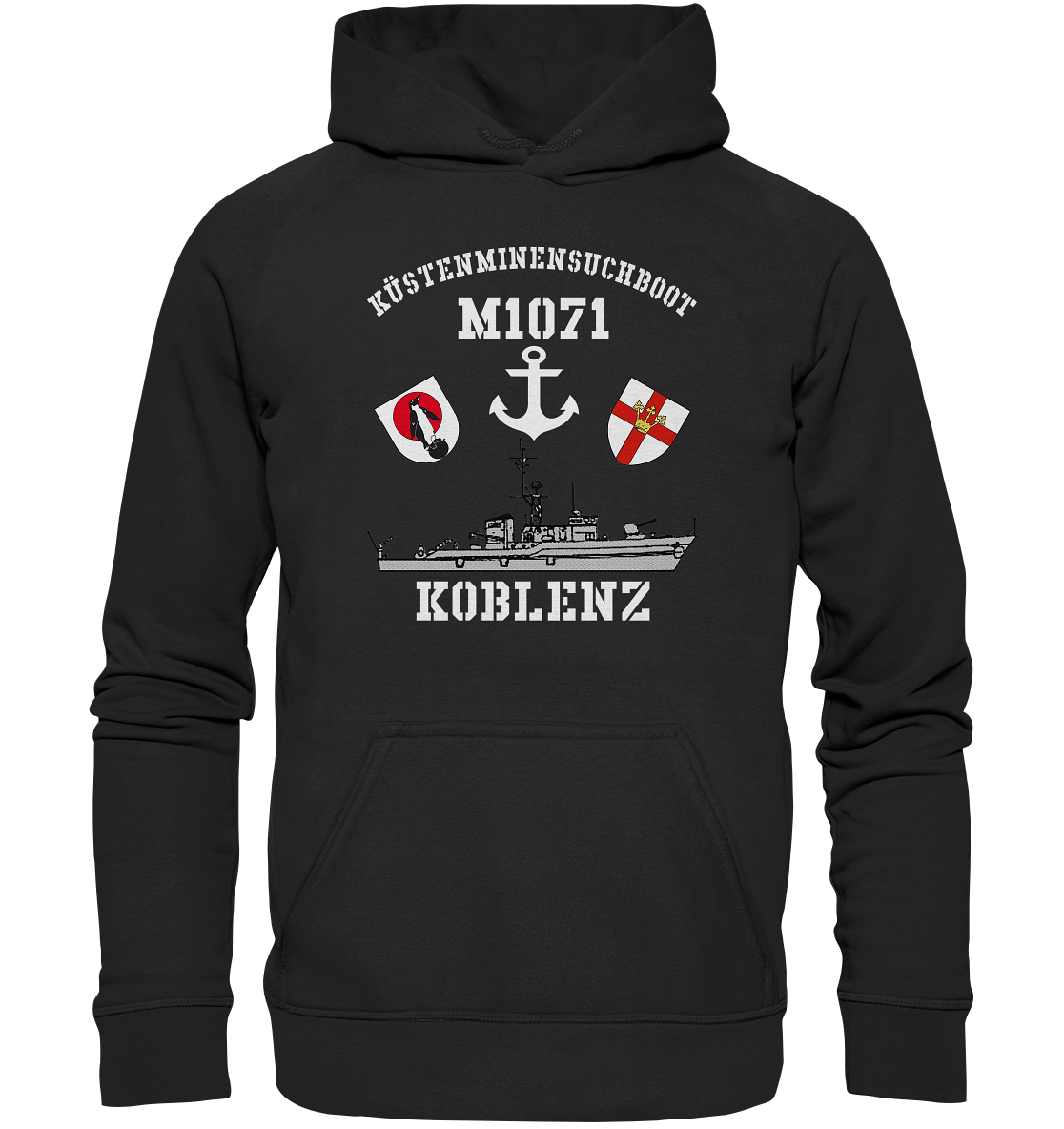 KM-Boot M1071 KOBLENZ Anker - Basic Unisex Hoodie XL
