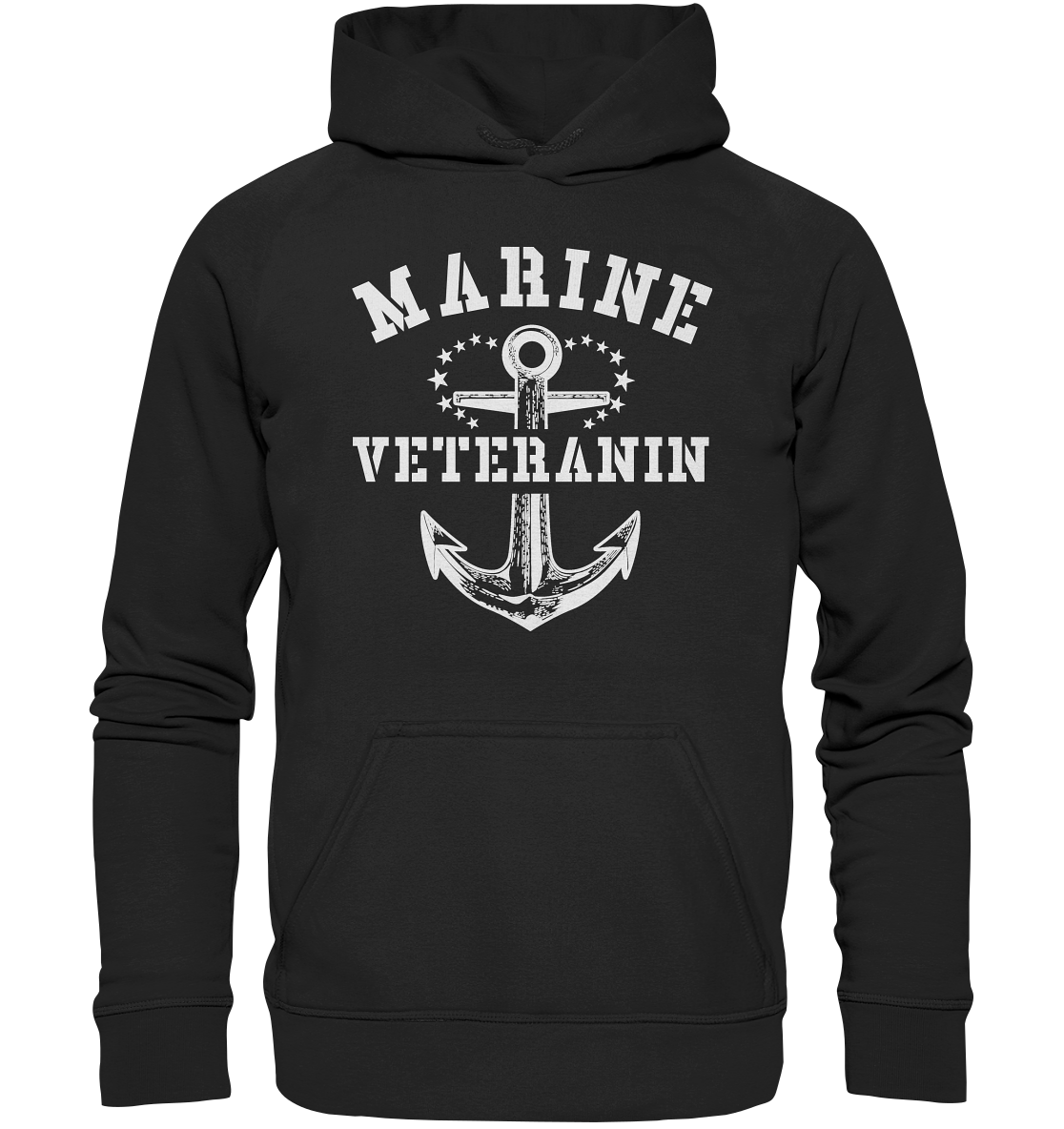 Marine Veteranin - Basic Unisex Hoodie XL