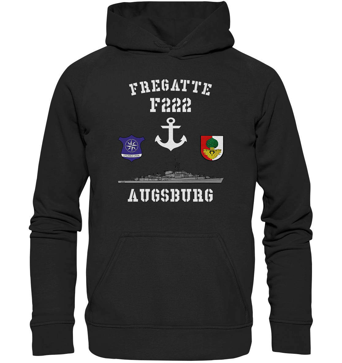 Fregatte F222 AUGSBURG Anker - Basic Unisex Hoodie XL