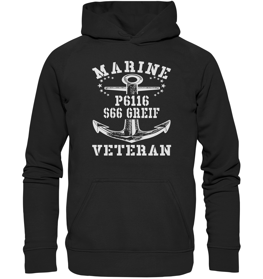 FK-Schnellboot P6116 GREIF Marine Veteran - Basic Unisex Hoodie XL