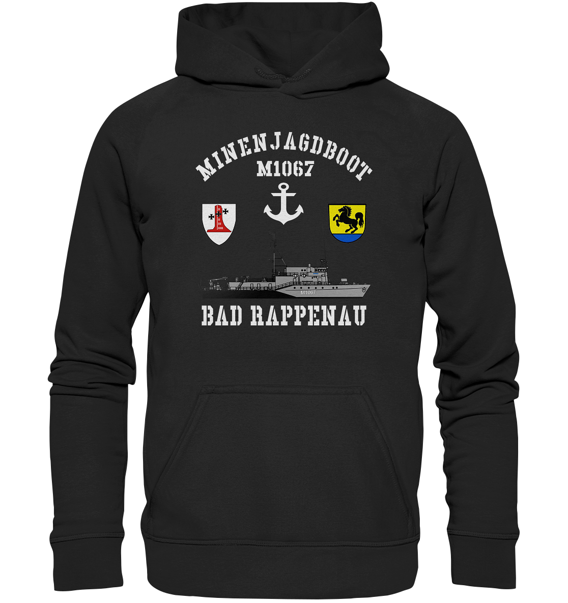 Mij.-Boot M1067 BAD RAPPENAU Anker 1.MSG - Basic Unisex Hoodie XL